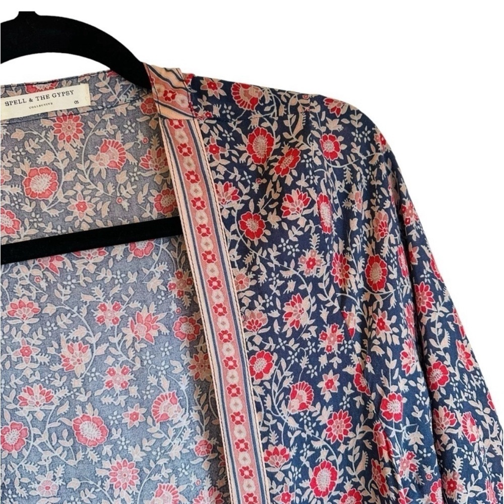 SPELL Jasmine Floral Duster Kimono - Picture 7 of 16